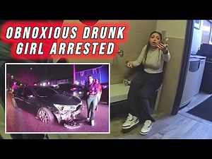 Rude and Obnoxious Girl Causes 3-Car Crash Before DWI Arrest