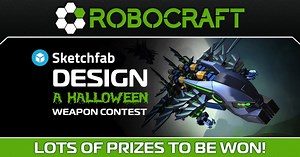 ROBOCRAFT: Design a Halloween Weapon Sketchfab Competition news