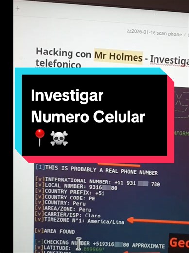 Investigar Numero Celular 📍☠️