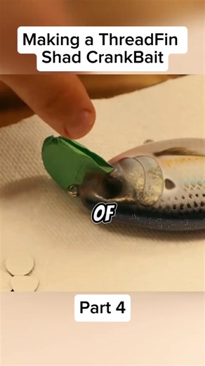 Making a ThreadFin Shad CrankBait Part 4 #mechanic #autobody #fishing #automechanic #fyp | Marling Baits