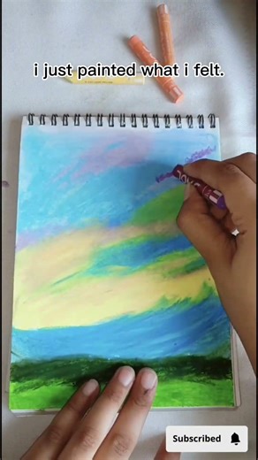 i just painted what i felt. #shorts