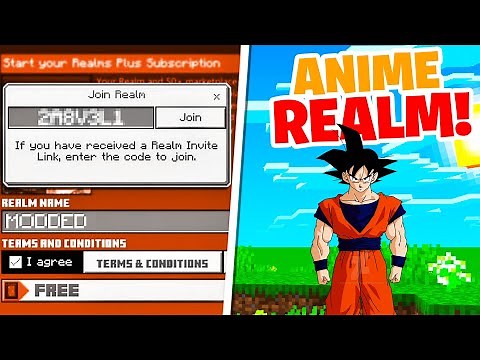 DRAGON BALL Realm For MCPE 1.20 (REALM CODE) | Minecraft Bedrock Edition