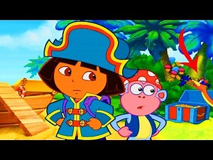 Dora the Explorer .Dora's Pirate Boat Treasure Hunt . HD 1080p