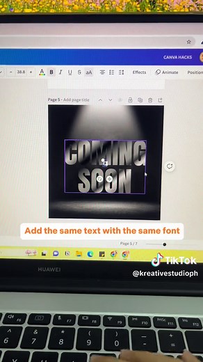 Create Stunning Metallic Text in Canva! 🥳