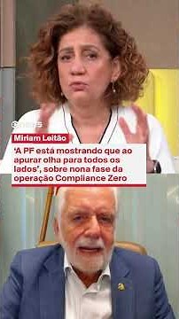 Miriam Leitão comments on Federal Police operation targeting Jaques Wagner
