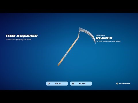 How To Get Reaper Pickaxe For FREE! (Fortnite)