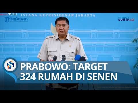 Arahan Presiden Prabowo, Maruarar Target 324 Rumah di Senen Juni 2026