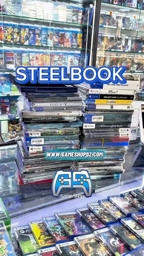 Aujourd’hui, gameshop vous propose une large sélection de steelbook pour ps5 , ps4 , nintendo switch ! 🎮Game Shop 🎮Game Shop Alger Mohammadia ( 5 maison ) Vente achat échange et réparation jeux video ————————— 📞Tel: 0550 77 99 73 / 020 26 40 14 / 0793 334 023 ————————— ⏰Ouvert de 11h - 18h30 - 7j/7 🚚Livraison dispo ————————— 💙Facebook : https://www.facebook.com/gameshop.pro/ ————————— ❤️Instagram : https://instagram.com/gameshop.dz ————————— 🖤Tiktok :https://vm.tiktok.com/ZSJ5SSu5w/ ——————