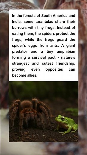 The Spider That Keeps a Pet Frog! #spider #frog #nature