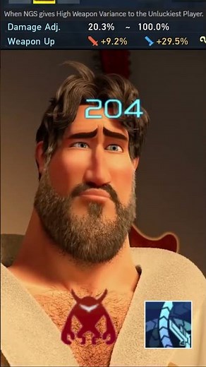 PSO2 NGS: My fears when Weapon Variance gets to low...