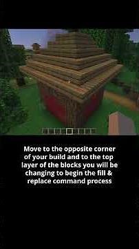 Build Faster Using the Fill & Replace Command - Bedrock Edition