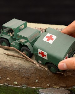 105K views · 429 reactions | Military Ambulance on a Dangerous Crossing | DIY & Crafts | Facebook