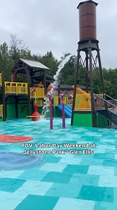 Spend Labor Day Weekend with us ✨ Enjoy our water park, pool, sports courts, mini golf, beach & lake access, activities, and more — all included in your stay! 🎉🐻 | Jellystone Park Glen Ellis
