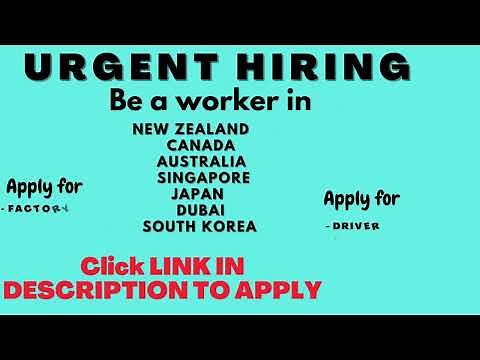 Click LINK IN DESCRIPTION TO APPLY for POEA jobs Abroad