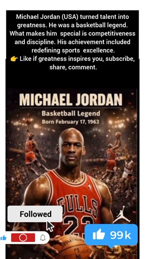Michael Jordan (USA) turned talent into greatness. #america #americe #automobile #basketball#jordan