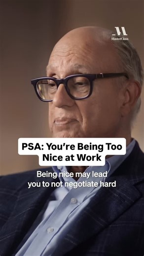 MasterClass on Instagram: "Professor Pfeffer makes an important distinction: there’s being “too nice” and there’s being productive."