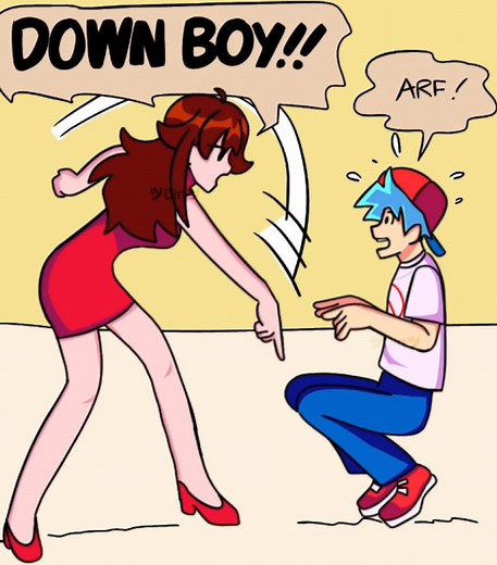 Friday Night Funkin' Animation: Down Boy! FNF Version
