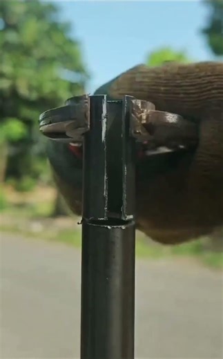 neat and strong welding tricks for iron pipes #shortvideo