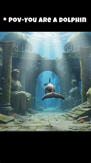 POV: Dolphin Discovers Hidden City Under Bermuda Triangle | #pov #shorts