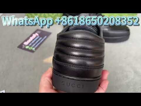 G-ucci GG Supreme Sneakers In Black #Gucci #Review