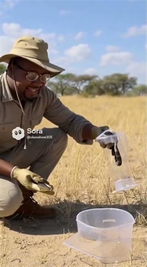 catching animals - zebra spitting cobra