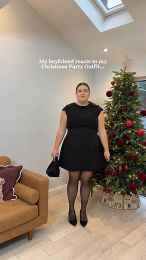 Boyfriend reacts to my outfit 🪩🍾✨ #partyoutfits #christmasoutfitinspo #grwm #boyfriend | Maisie Crompton