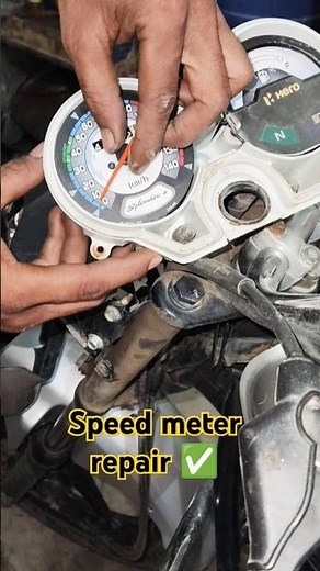 splendor bike speed meter repair 🧑‍🔧 #ytshorts #automobile #motorcycle #motorcyclebrand #mechanic #