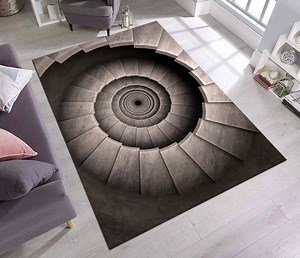 3D Vortex Rug: Optical Illusion Stairs, Non-slip Home Decor - Etsy