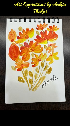 1 stroke painting tutorial for beginners #onestrokepaintingforbeginners #easyflowerpainting