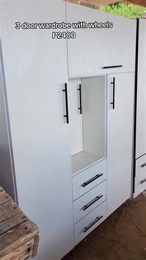 We sell quality and durable furniture 72941951 #3doorwardrobe #viral #furniture #botswana🇧🇼tiktok #wardrobe