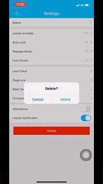 How to reset the lock
