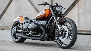 This Custom BMW R 18 Is Gleaming Orange Sunset Perfection