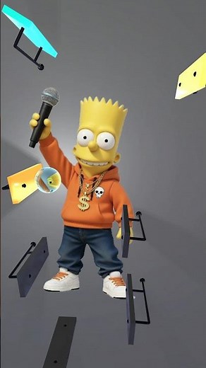 ​🛹"The Simpsons Theme as Satisfying 3D Music Box Until Bart Simpson Skates In"🔥#simpsons #marblerun