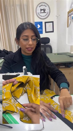 Hemlata Fashion Academy on Instagram: "Piping on curves made EASY ✨🪡 In this reel, I’m showing the simplest method to attach piping on curved areas like armhole or neckline, while finishing the edge at the same time using the same strip. No extra steps, no bulky seams — just clean, professional finishing that upgrades your garment instantly 💙 Save this reel for practice & try this method in your next project ✂️ #PipingOnCurves #NecklinePiping #ArmholePiping #PipingAttachment #StitchingTutorial