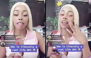 NPC Character: This What Shorties Doing On Live Streams Now To Make Money? "Gang Gang Ice Cream So Good"