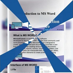 Ms word introduction