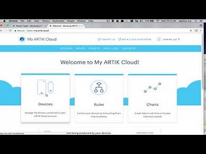 Samsung ARTIK Cloud: Hello World!