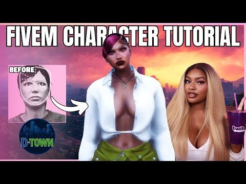 GTA RP Character Creation | Male & Female FiveM Makeover in D-Town