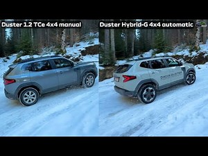 Dacia Duster Hybrid-G 150 4x4 VS Duster 1.2 TCe 4x4 Snow Offroad Test