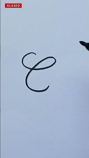 Calligraphy Letter C With Marker / How To Write Capital Cursive Easy Art For Beginners