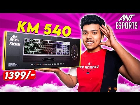 Amazing GAMING COMBO under 1500 Rupees | Ant Esports KM540 Review