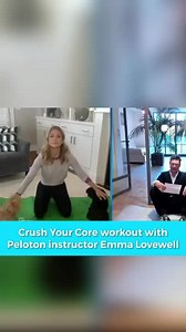 35K views · 312 reactions | Crush Your Core workout with Peloton instructor Emma Lovewell | Live with Kelly and Mark | Facebook