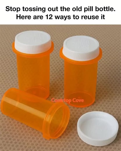 Stop tossing out the old pill bottle. Here are 12 ways to reuse it. Full article 👇 💬 | Daily Talks