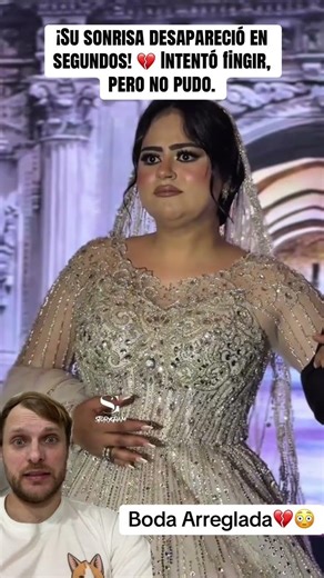 Faking happiness at her own wedding: A heartbreaking video 🥀💔 #reaction