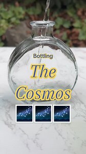 Bottling the Cosmos #potion #potions #potionbottle #magic #art #fantasy #fantasyart #witch #bookshelfdecor #witches #moonlight #starlight #moon #lunarwitch #cosmos | Forbidden Forest Apothecary