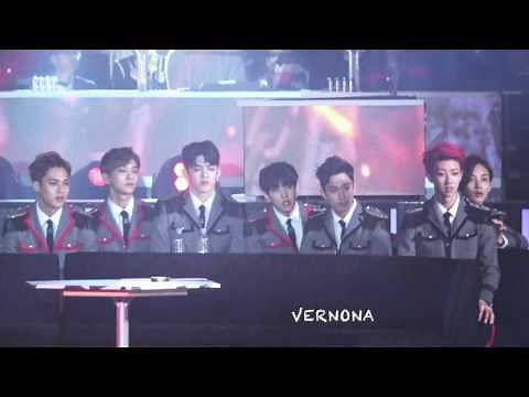20161226 Gayo Dajeon SEVENTEEN Reaction to BTS "FIRE"