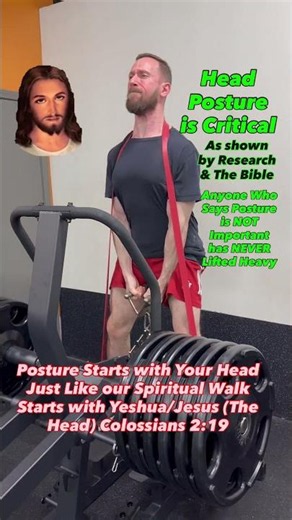 Posture Starts with your HEAD!! Science and The Bible Confirm - Deadlifts on Belt Squat