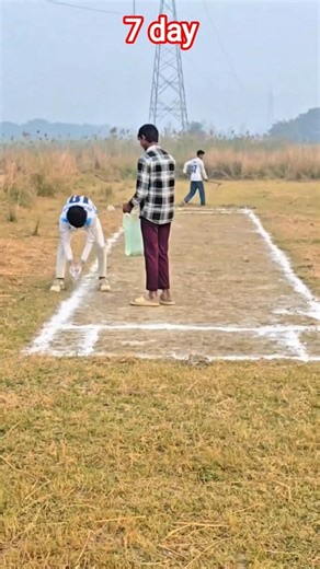 #cricketlover cricket pitch kasie banaye