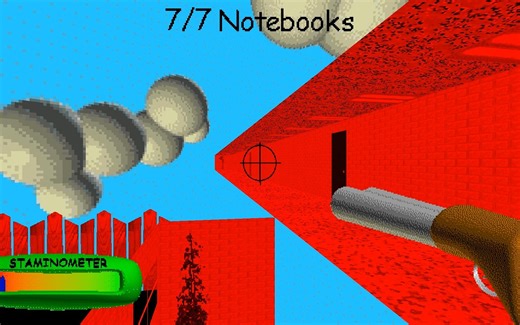 【Baldi's Basics】Player有枪！不走寻常路！