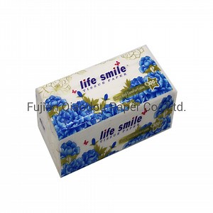 [Hot Item] Custom Logo Water Soluble Natural Paper White Facial Tissue